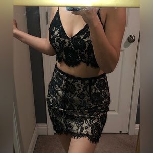 Shein floral 2 piece set